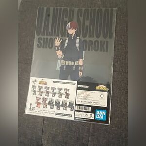 My Hero Academia Todoroki Clear File and Sticker Set Bandai Spirits from Japan